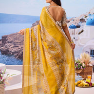 Buy yellow saree online trendy wear