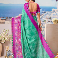 Shop green saree online
