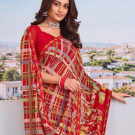 Lightweight festive saree