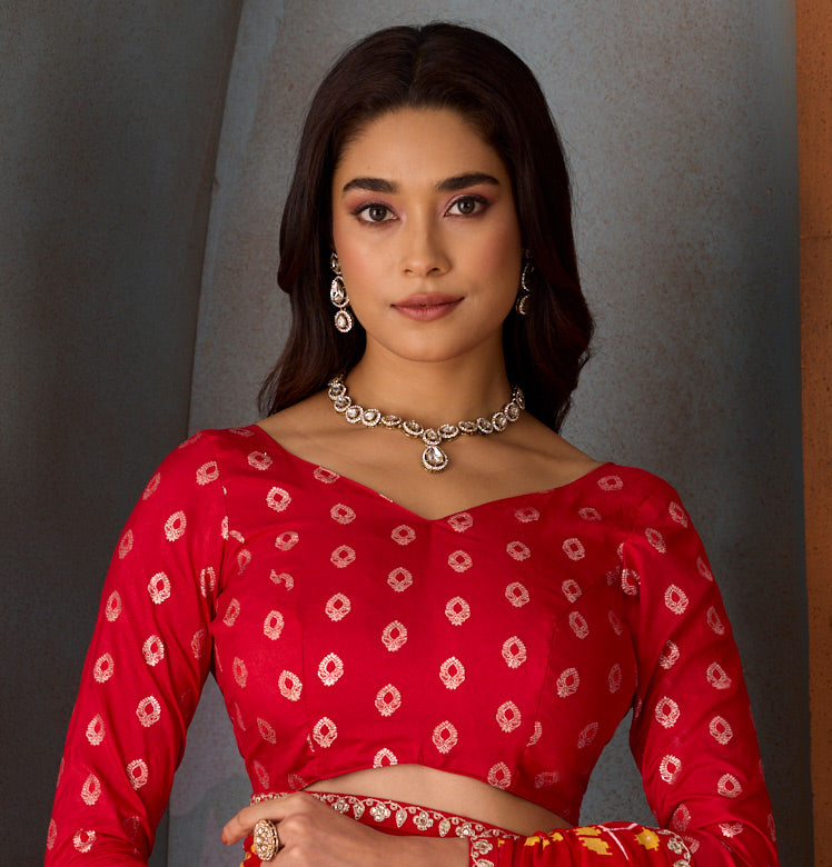 floral saree