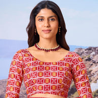 red saree