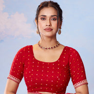 gulabi zari silk saree bridal 