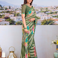 Lightweight festive saree