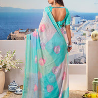 Shop blue saree online