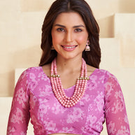pink saree