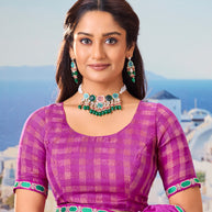 green saree