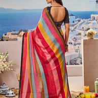 Shop multicolor saree online stylish wear