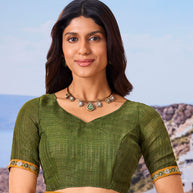 green saree