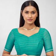 Laxmipati Bhaavana Green Georgette Floral Printed Saree