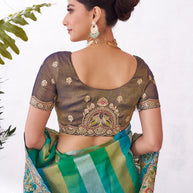 embroidered saree