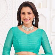 blue saree