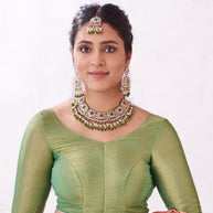 peach saree
