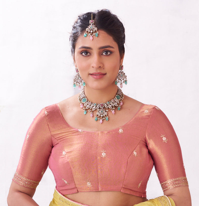yellow saree