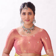 yellow saree