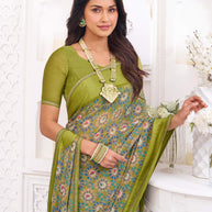 lightweight georgette saree for office wear