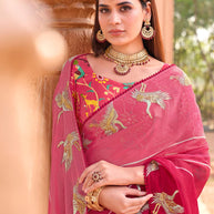 designer motif saree