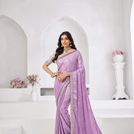 lavender saree