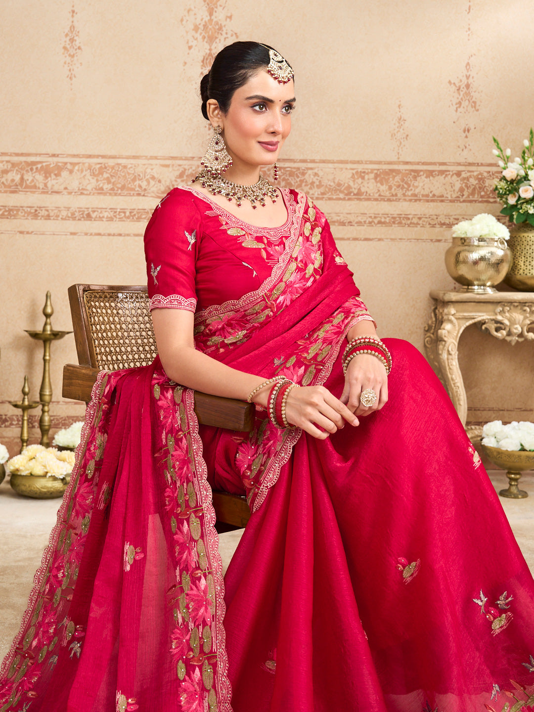 cotton pattu saree