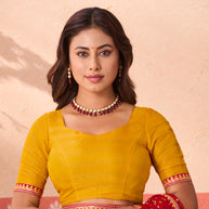 red colour saree
