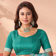 blue colour saree