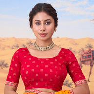 orange colour saree