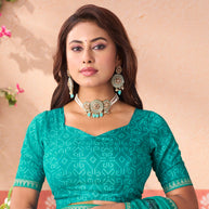 blue colour saree