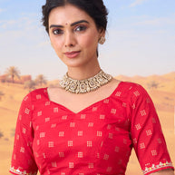 orange colour saree