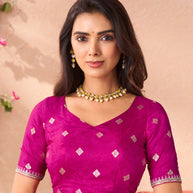 yellow silk saree