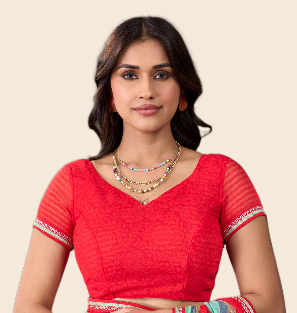 Laxmipati Rudramala Multicolor Georgette Geometric Printed Saree