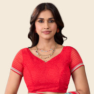 Laxmipati Rudramala Multicolor Georgette Geometric Printed Saree