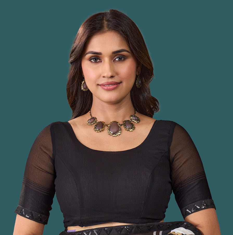 Laxmipati Rudramala Multicolor Georgette Geometric Printed Saree