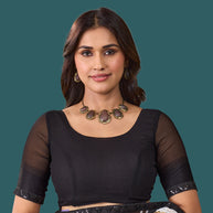 Laxmipati Rudramala Multicolor Georgette Geometric Printed Saree
