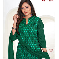 Laxmipati Namrata  Muslin Base Pine Straight Cut Kurti With Pant & Dupatta