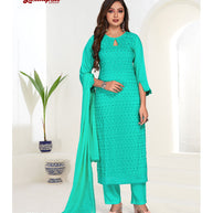 Laxmipati Namrata  Muslin Base Mermaid Straight Cut Kurti With Pant & Dupatta