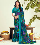 Laxmipati  C/C Georgette Multicolor  Saree