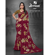 Laxmipati 13567-B Georgette Red Sarees