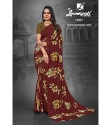 Laxmipati 13567-D Georgette Orange Sarees