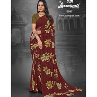 Laxmipati 13567-D Georgette Orange Sarees