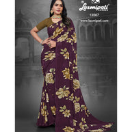 Laxmipati 13567-G Georgette Maroon Sarees