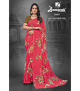 Laxmipati 13567-F Georgette Gajari Sarees