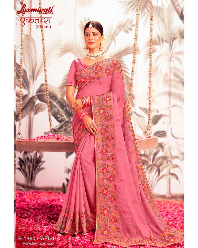 Laxmipati S-1360 Pink Sarees