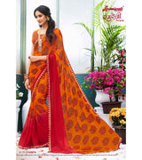 Laxmipati 5175 Champa Georgette Multicolor Saree