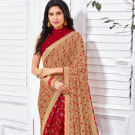 Laxmipati Chiffon MultiColor Sarees