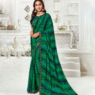 Laxmipati Chiffon Printed Saree