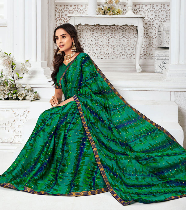 Laxmipati Chiffon Printed Saree