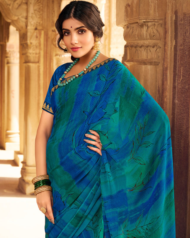 Laxmipati Satin Silk Multicolor Saree