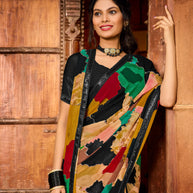 Laxmipati Georgette Multicolor 6859 Saree