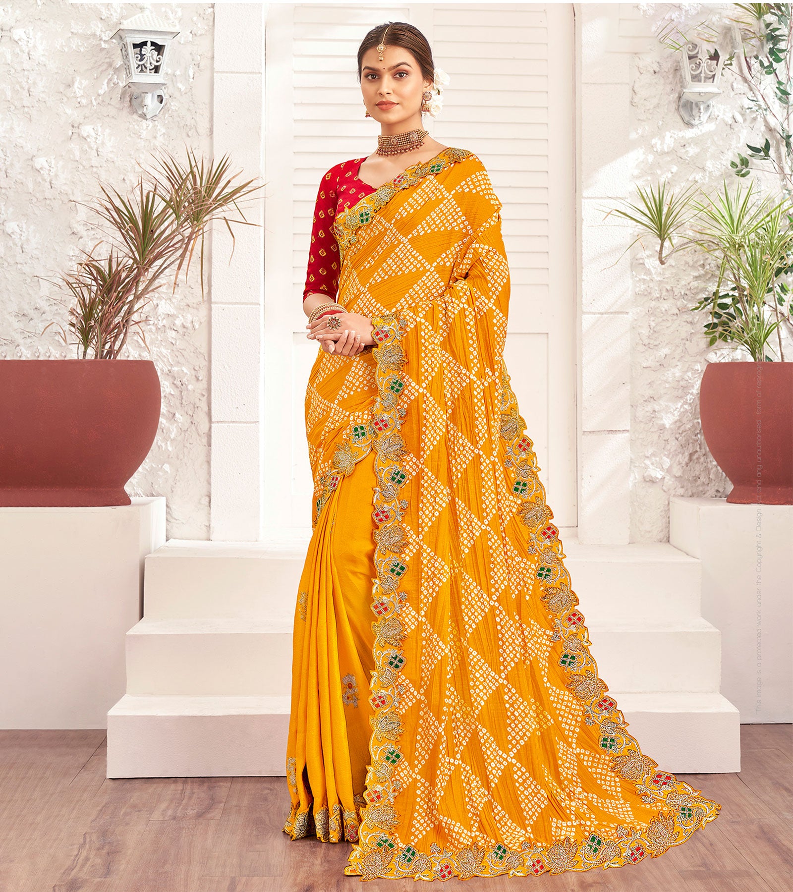 Shop Thread of Gold Brocade Blouses & Linen Sarees – Chidiyaa