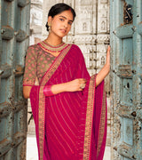 Laxmipati Georgette Charry Saree