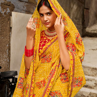 Laxmipati Brasso Gold Saree